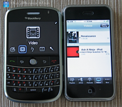 iPhone vs. BlackBerry Bold