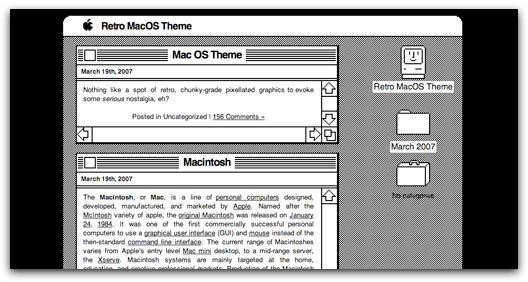 Retro Mac OS