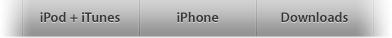 iPhone no menu do site da Apple