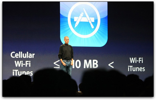 Steve Jobs e iTunes App Store