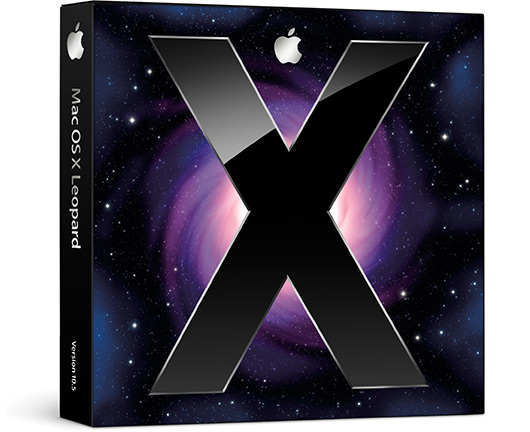 Caixa do Mac OS X Leopard