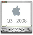 Resultados financeiros Apple Q3 2008