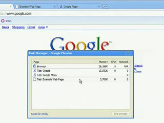 Gerenciador de tarefas embutido no Google Chrome