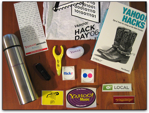 Gadgets do Yahoo! Hack Day 2006 (via Flickr)