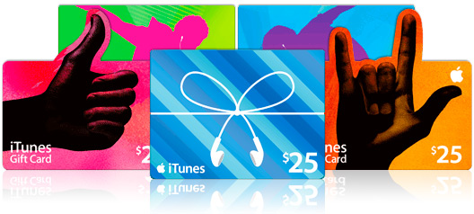 iTunes Gift Cards