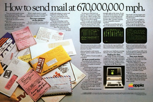 1983 - Como enviar emails a 670.000.000 Milhas/hora