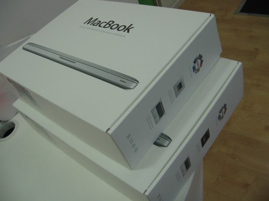 Caixas do MacBook e MacBook Pro