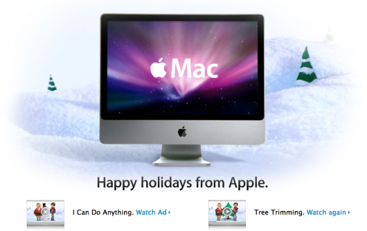 Anúncio especial de Natal da Apple