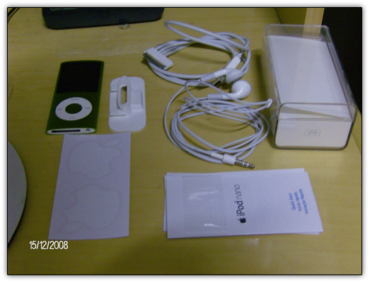 iPod nano 4G verde