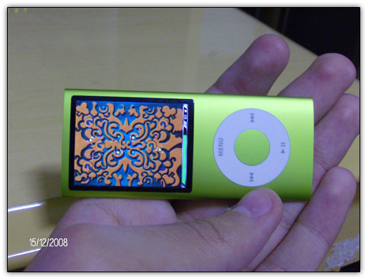 iPod nano 4G verde