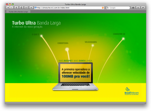 Turbo Ultra Banda Larga da Brasil Telecom