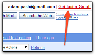 Gmail mais rápido