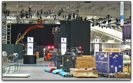 Moscone Center se preparando para a Macworld 2009