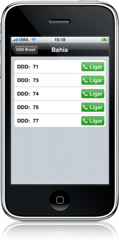 DDD Brasil no iPhone
