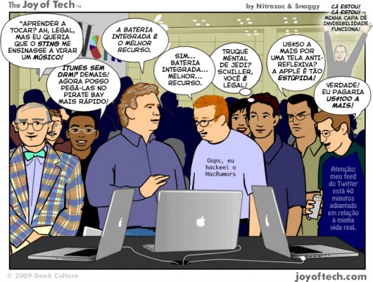 Joy of Tech: ouviu-se na Macworld...