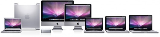 Toda a linha de produtos Mac da Apple