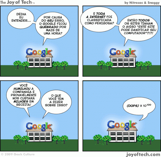 Joy of Tech: Google gagá