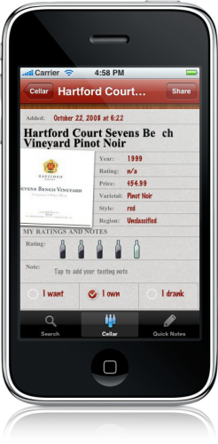 Drync Wine no iPhone