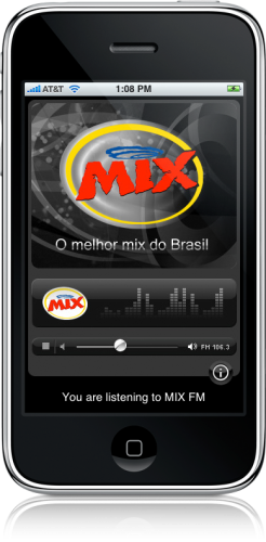 Mix FM no iPhone