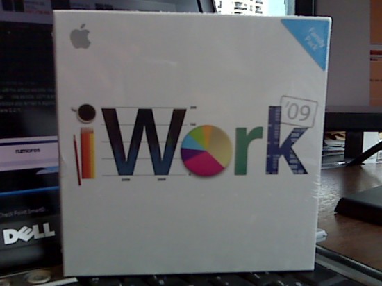 A caixa do iWork' 09