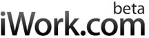 Logo do iWork.com beta