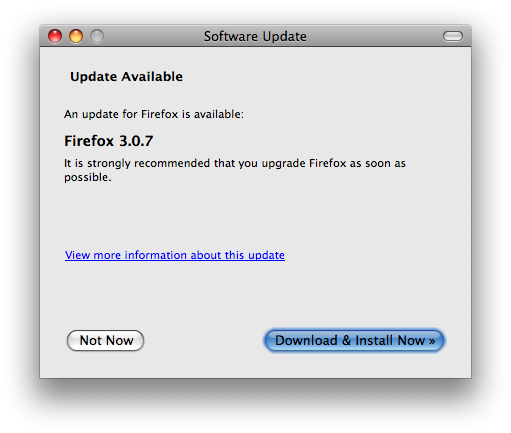 Firefox 3.0.7