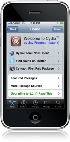 Cydia Store no iPhone