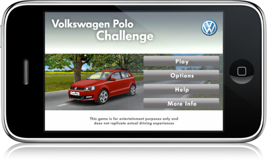 Volkswagen Polo Challenge 3D no iPhone