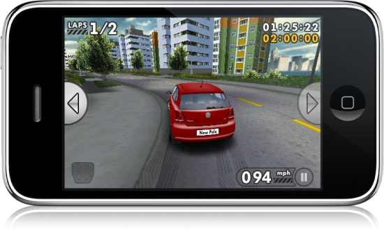 Volkswagen Polo Challenge 3D no iPhone