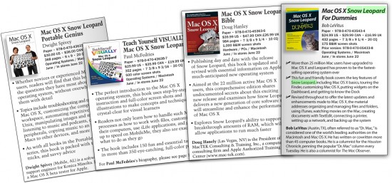 Livros do Mac OS X Snow Leopard