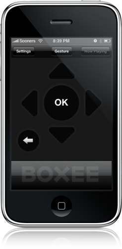 boxee remote no iPhone