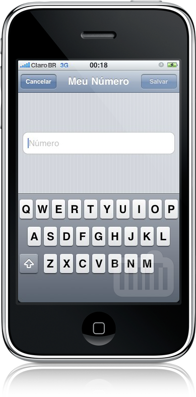 Bug no teclado do iPhone OS 3.0