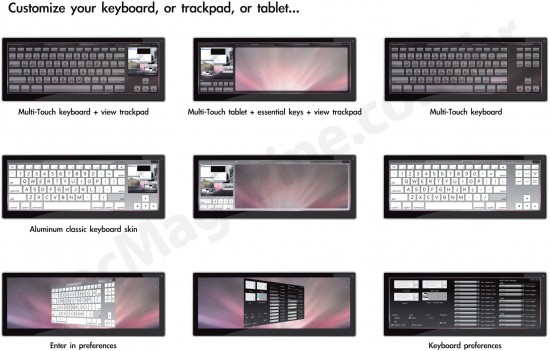 Conceito de iMac Multi-Touch
