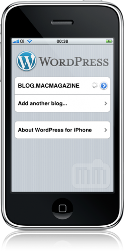 WordPress 1.2 para iPhone