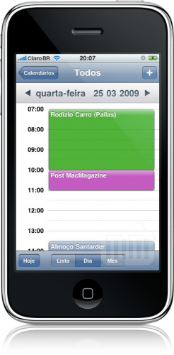 CalDAV no iPhone OS 3.0