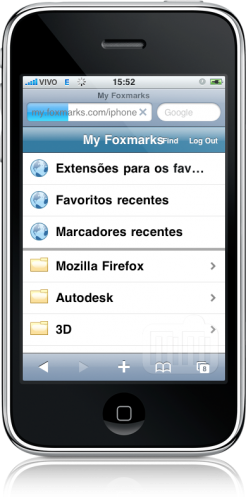 Foxmarks no iPhone