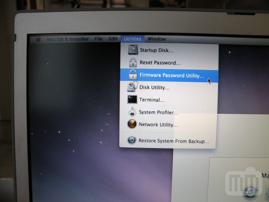 Proteção do Mac com firmware