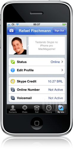 Skype no iPhone
