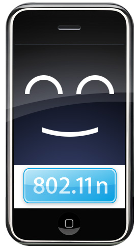 iPhone com 802.11n
