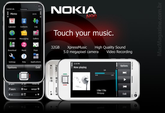 Mockup de iPhone da Nokia