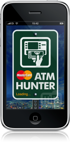 ATM Hunter da MasterCard no iPhone