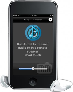 Airfoil Speakers Touch no iPod touch
