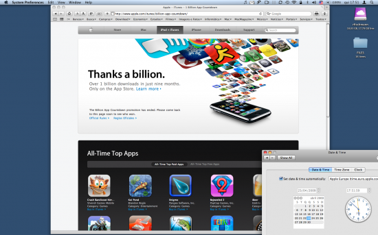 Um bilhão na iPhone App Store
