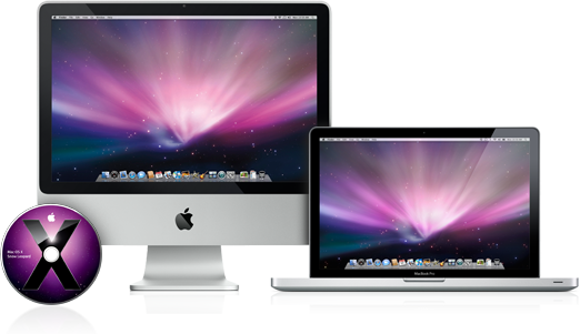 Mac OS X Snow Leopard em iMac e MacBook Pro