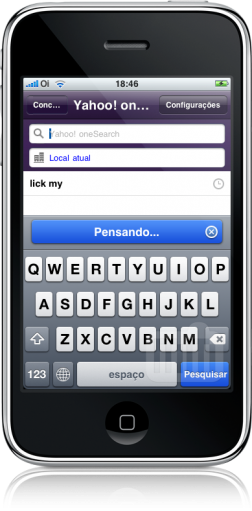 Yahoo! Search no iPhone