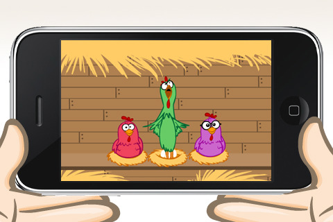 Jogo da Galinha Pintadinha para iPhone iPod Touch poCHICKENpo 