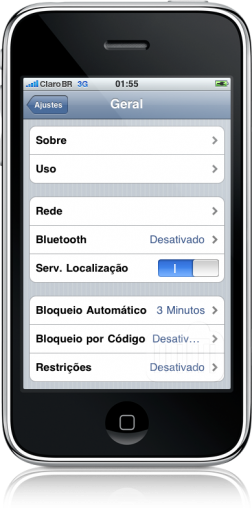 Localização no iPhone OS 3.0