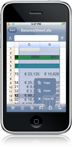 Quickoffice 1.2 no iPhone