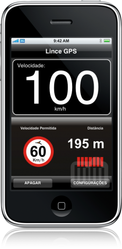 Lince GPS no iPhone