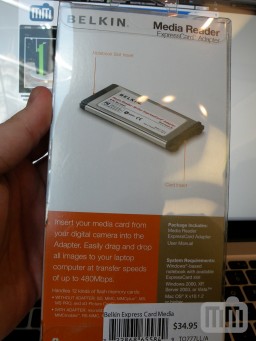 Belkin Media Reader ExpressCard Adapter